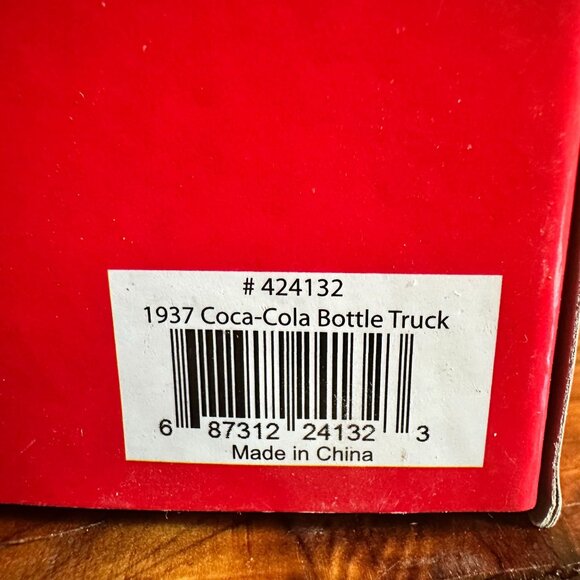 1937 Coca-Cola Bottle Truck Diecast Model 1:87 Scale In Original Box - Picture 5 of 5